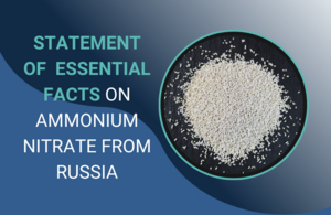 TRA proposes maintaining duties on ammonium nitrate from Russia